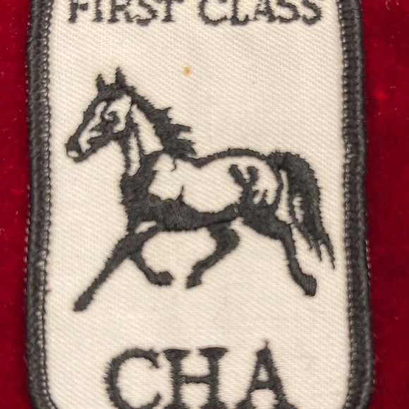 Other - CHA Camp Horsemanship Association Vintage Cloth Horse Patch 1st Class